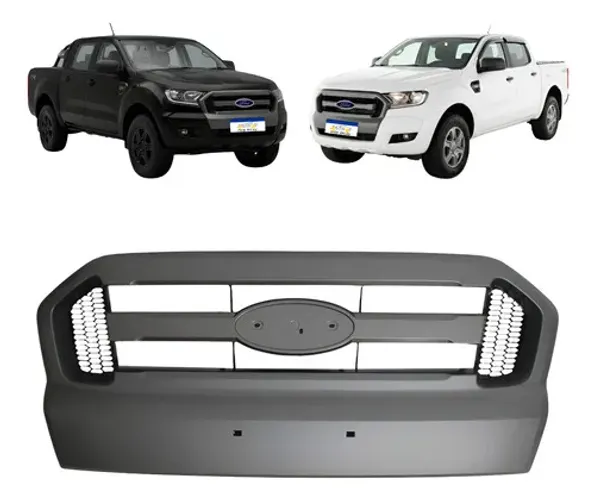 Grade Ford Ranger 2017 2018 2019 Xlt Xls Xl Nova Cinza Plástico