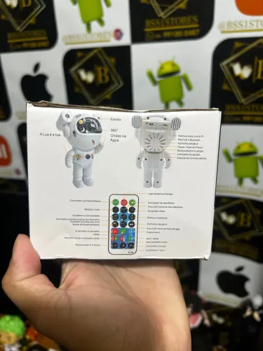 Projetor galáxia boneco