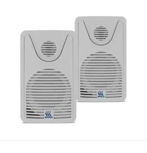 PAR de Caixa de Som Ambiente Preta ou Branca FOCO-35 BK - Bravox (PAR)