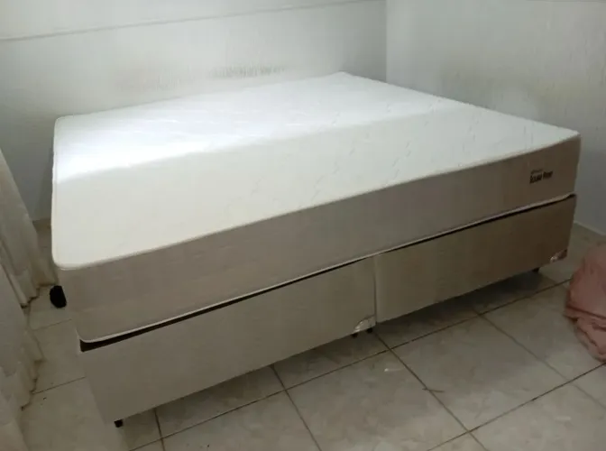 Cama Box King Size 193x203 Confortável é Qualidade. Ótimo preço!