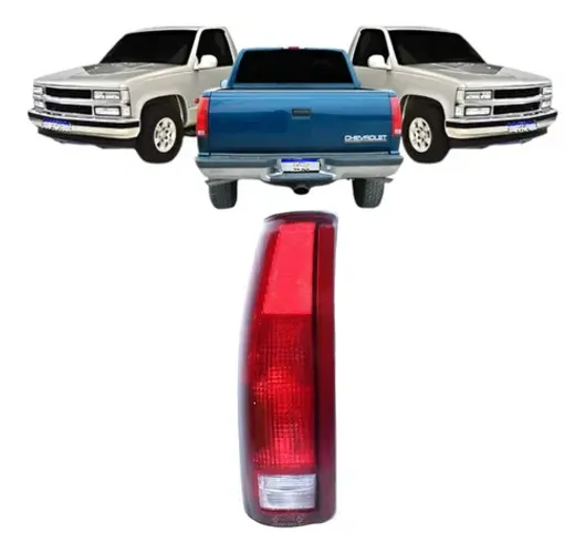 Lanterna Chevrolet Silverado 1997 1998 1999 A 2002 Nova Le Esquerdo/motorista Vermelho