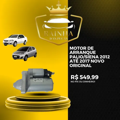 Motor de Arranque Palio/Siena 2012 até 2017 Novo Original
