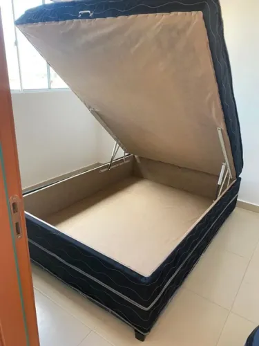 cama bau com colchão d33 10 cm