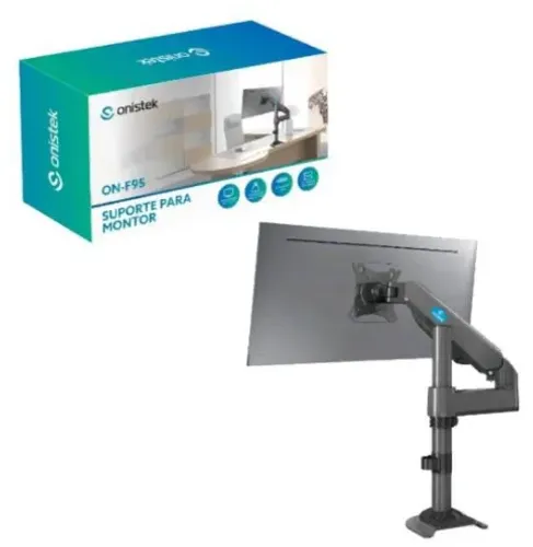 Suporte para Monitor/ Tv para Gamer Torre Articulada Onistek ON-F95 17 a 27"
