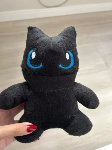 pelúcia dragão preto