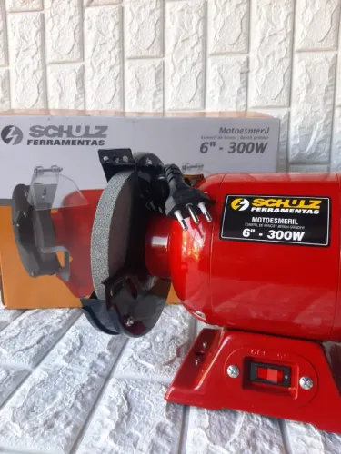 MOTOESMERIL DE BANCADA 220V SCHULZ 6POL. POTENCIA 300W