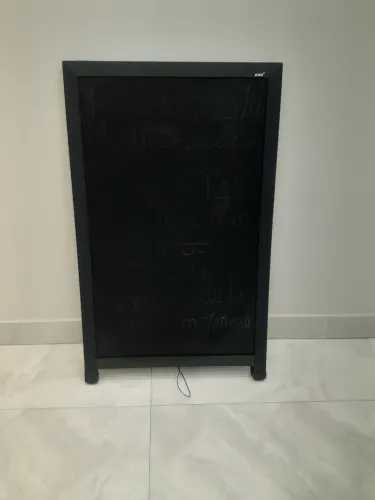 Cavalete lousa duplo 60/80cm