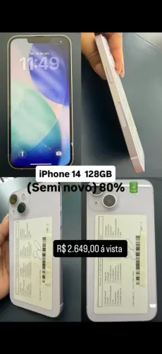 Iphone 14 128GB semi novo 