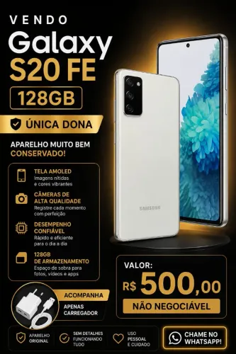 Oportunidade : Galaxy s20 FE 128gb