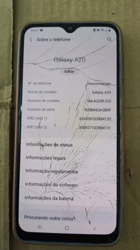 Celular Galaxy A20