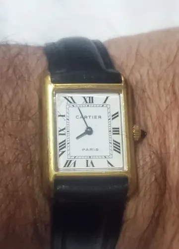 Relógio cartier antigo a corda funcionando perfeitamente no