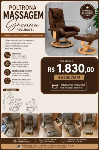 Poltronas massagem 