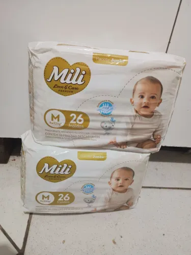 Fraldas Mili tamanho M