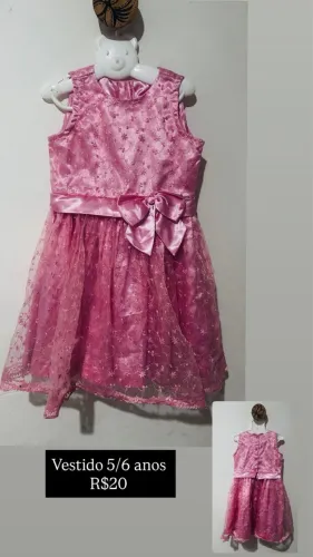 Vestido bordado infantil 