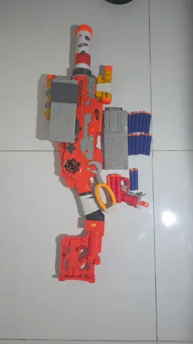 Nerf Zombie Strike Scravenger Original Hasbro Completa + 14 dardos- Excelente Estado