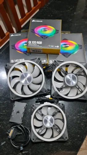 Coolers Corsair RGB PWM + controladora iCUE