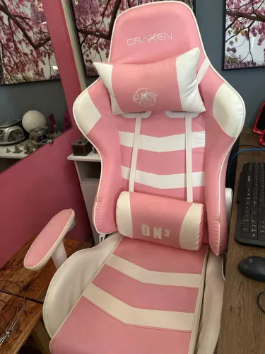 Cadeira Gamer Rosa - Estado de Nova!
