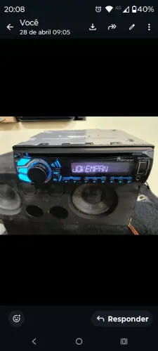Rádio Pioneer mix trax deh1660ub