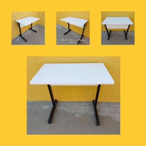 Mesa escritório 80x50cm branca