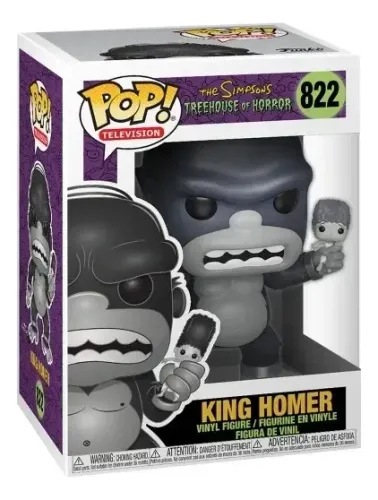 Funko Pop! - The Simpsons - Treehouse Of Horror - King Homer Casa da Arvore dos Horrores