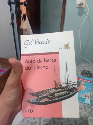 Livro - Auto da Barca do Inferno, de Gil Vicente . FTD ( SE VIM BUSCAR E R$35 )