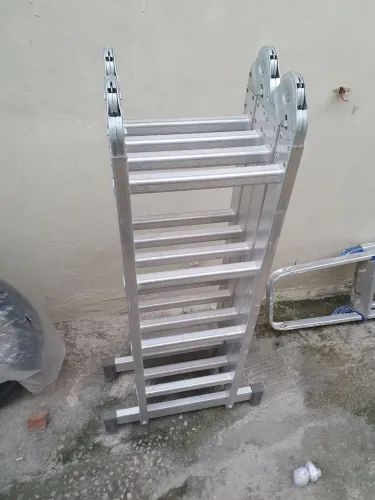 Escada 4x4 4,50m alumínio dobravel
