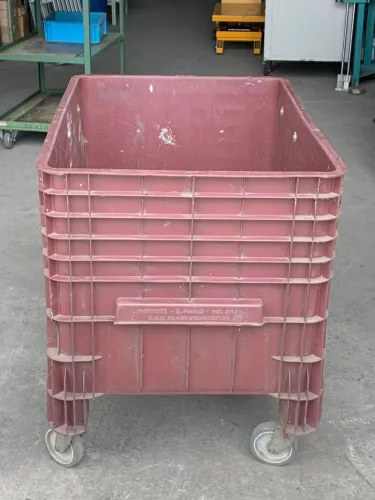 Carrinho caixa plastico contheiner