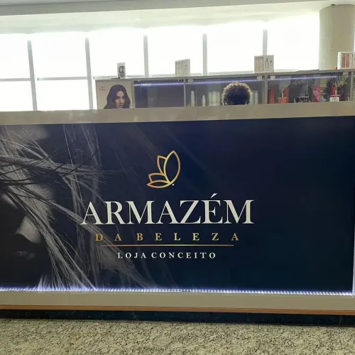 Quiosque Vitrine para comercio de produtos