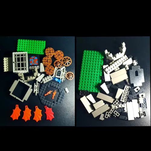 LEGO CASTLE ANOS 90 PEÇAS KINGDOM ROYAL KNIGHTS CRUSADERS