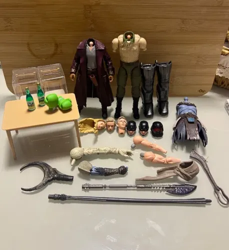 Acessórios Marvel Legends, Gi Joe - escala 1/12 para custos e MODs