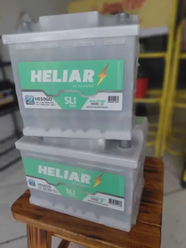 Bateria 60ah e 50ah Heliar - NOVA