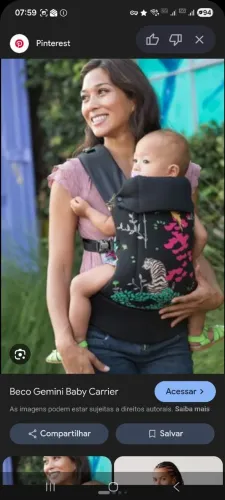 Canguru Ergonômico Beco Gemini para Bebê com Suporte Lombar - Ajustável e Confortável