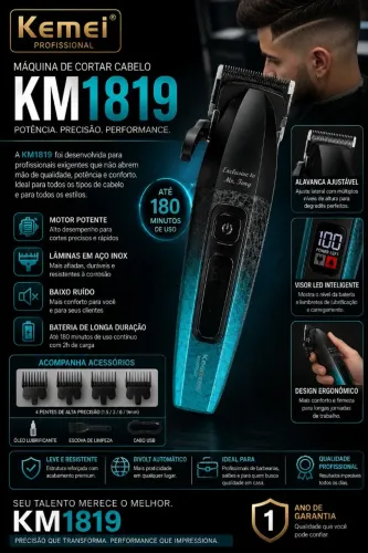 Vendo máquina kemei km-1819