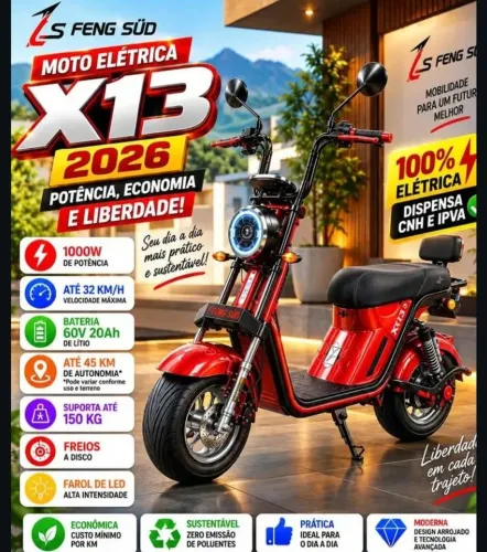 Scooter elétrica x13 nova
