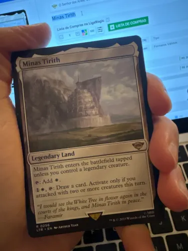 Minas Tirith NM magic mtg rara lotr
