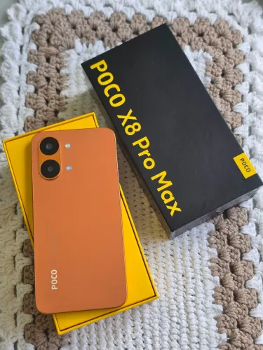 POCO X8 PRO MAX 512GB 12GB LARANJA
