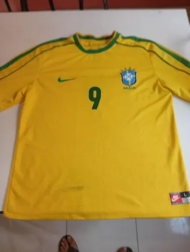 Camisa seleção brasileira 1998 retro original
