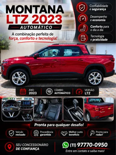 Chevrolet Montana LTZ 1.2 Turbo Flex 12V 4P Aut. 2023