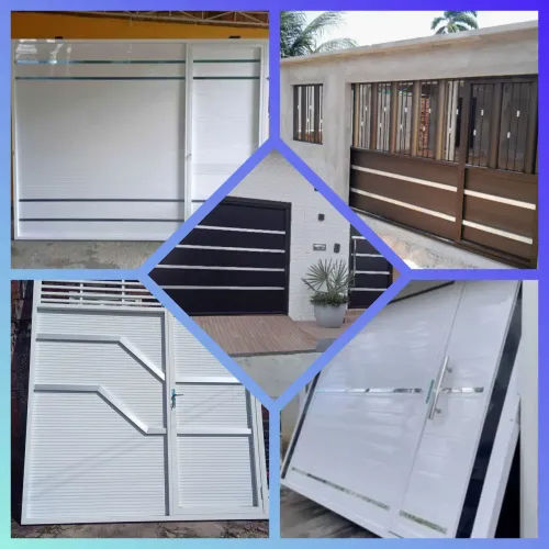 PORTÃO DE ALUMINIO E FERRO GALVANIZADO!!