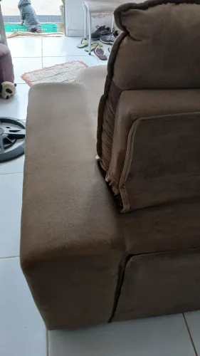 Vendo sofá suede retrátil no valor 800 reais * 