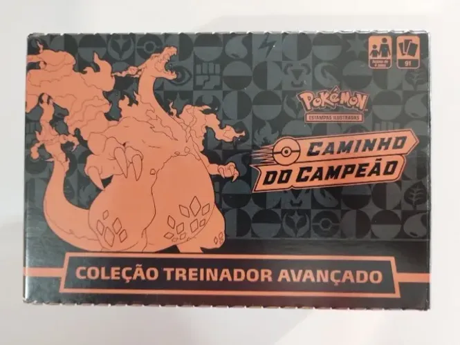 Pokemon TCG Treinador Avançado Caminho do Campeão - Charizard V Lacrado
