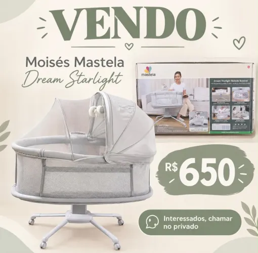 Berço portátil mastela