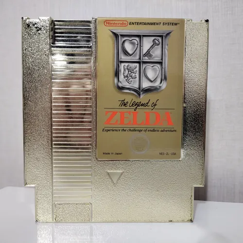 The Legend of Zelda NES Original Cartucho Dourado Nintendinho 8 Bits Americano Jogo Raro