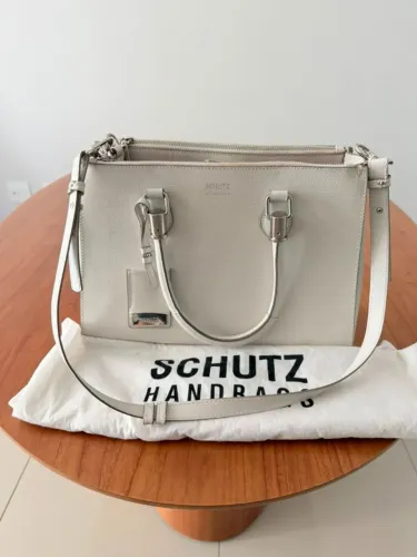 Bolsa Shutz totem grande branca