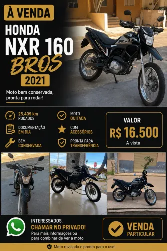 2021 Honda NXR 160 Bros