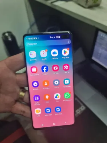 Celular Samsung S10 plus 128gb - S10+ Somos Loja física 