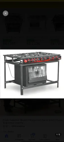 Vendo fogão industrial + forno elétrico