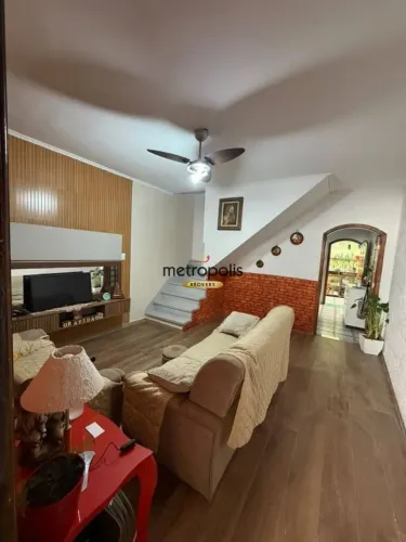 Sobrado com 3 dormitórios à venda, 120 m² por R$ 640.000,00 - Santo Antônio - São Caetano