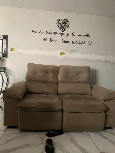 Sofá reclinável