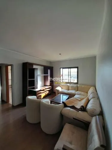 Apartamento com 2 dormitórios para alugar, 75 m² por R$ 3.319,56/mês - Nova Gerti - São Ca